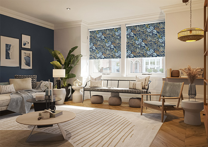 Paloma, Indigo - Twist&Fit Roller Blind - Image 7
